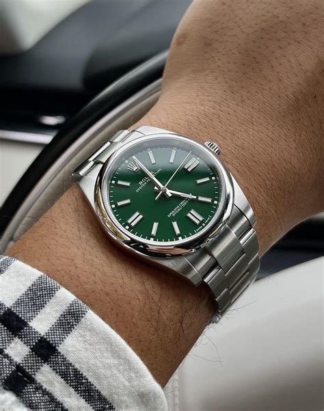 green rolex op|Rolex oyster perpetual 41 available.